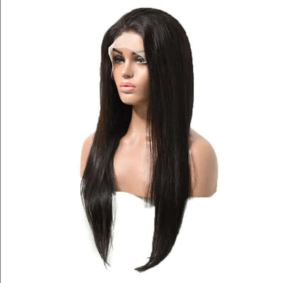 Straight 13x4 HD lace front wig made from 100% natural human hair