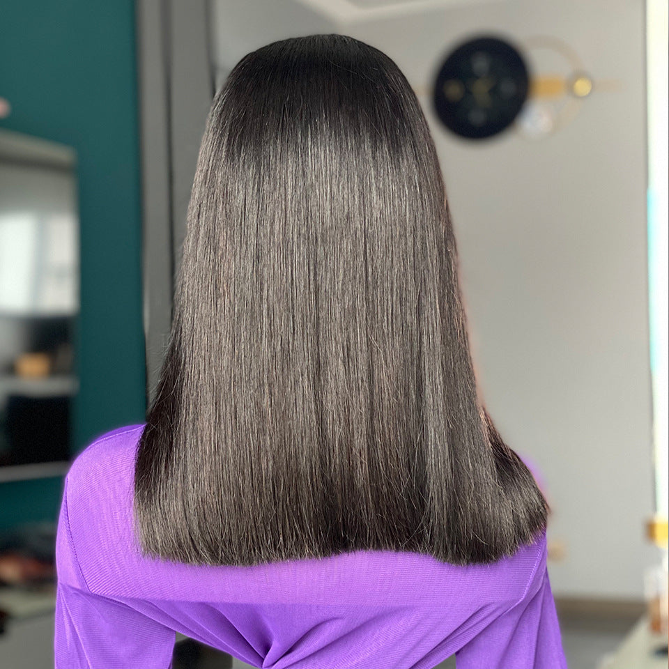 Density Virgin Human Hair Wig for Black Woman Vietnamese hair, HD lace wig, pre-plucked wig , bleached knots , raw hair wigs Double Drawn Bone Straight Human Hair Wig 13x4 lace front Body Wave Human Hair Wig Female Human Hair Wig Full Lace Human Hair Wig