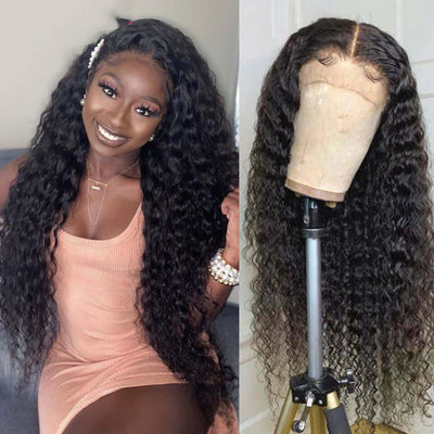 Deep Wave Wigs -100% Human Hair /Lace Beauty Wigs