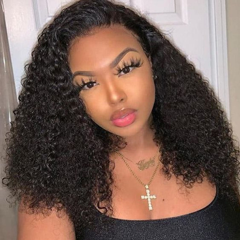 Lace front wig worn by model -100% Human hair , Pre -Plucked, 13x4 Lace