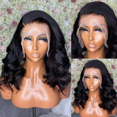 13x4 lace , Brazilian human hair, pre-plucked)