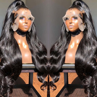 360 full lace frontal wig body wave - 100% human hair  