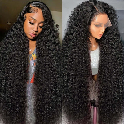 Versatile human hair lace wig- stylke in multiple 