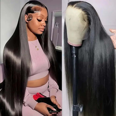 - Straight Lace Front Wig – 100% Human Hair, HD Lace & Natural Look - 13x4 HD Clear Lace Wig – Seamless Fit & Pre-Plucked Hairline - Glueless Straight Lace Wig – Soft, Breathable & Easy to Style - High-Density Human Hair Wig – Sleek, Smooth & Long-Lasting