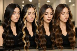 Piano color hair examples